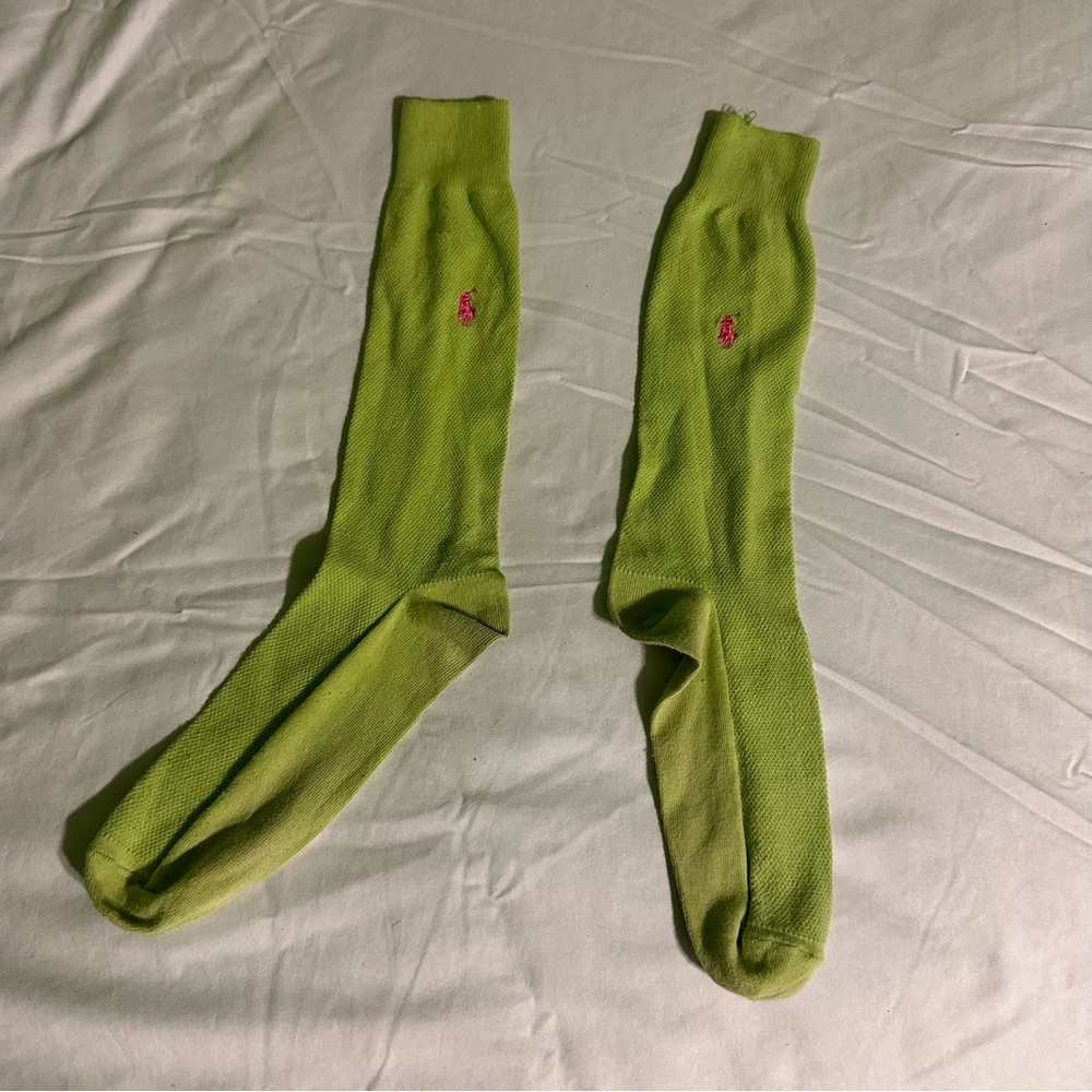 Green Polo Ralph Lauren Men's Socks